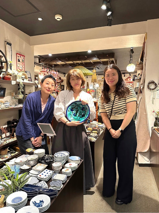 【つながる愉しみ】9/27-30に開催したサフラン&茶器テーブルウェア展、無事終了しました