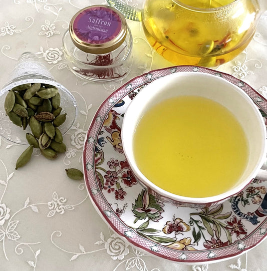 NEW【個包装ティーバッグ】消化器系の不調などにカルダモン(サフラン入り)3包【レターパックライト対応可・全国一律430円配送可】