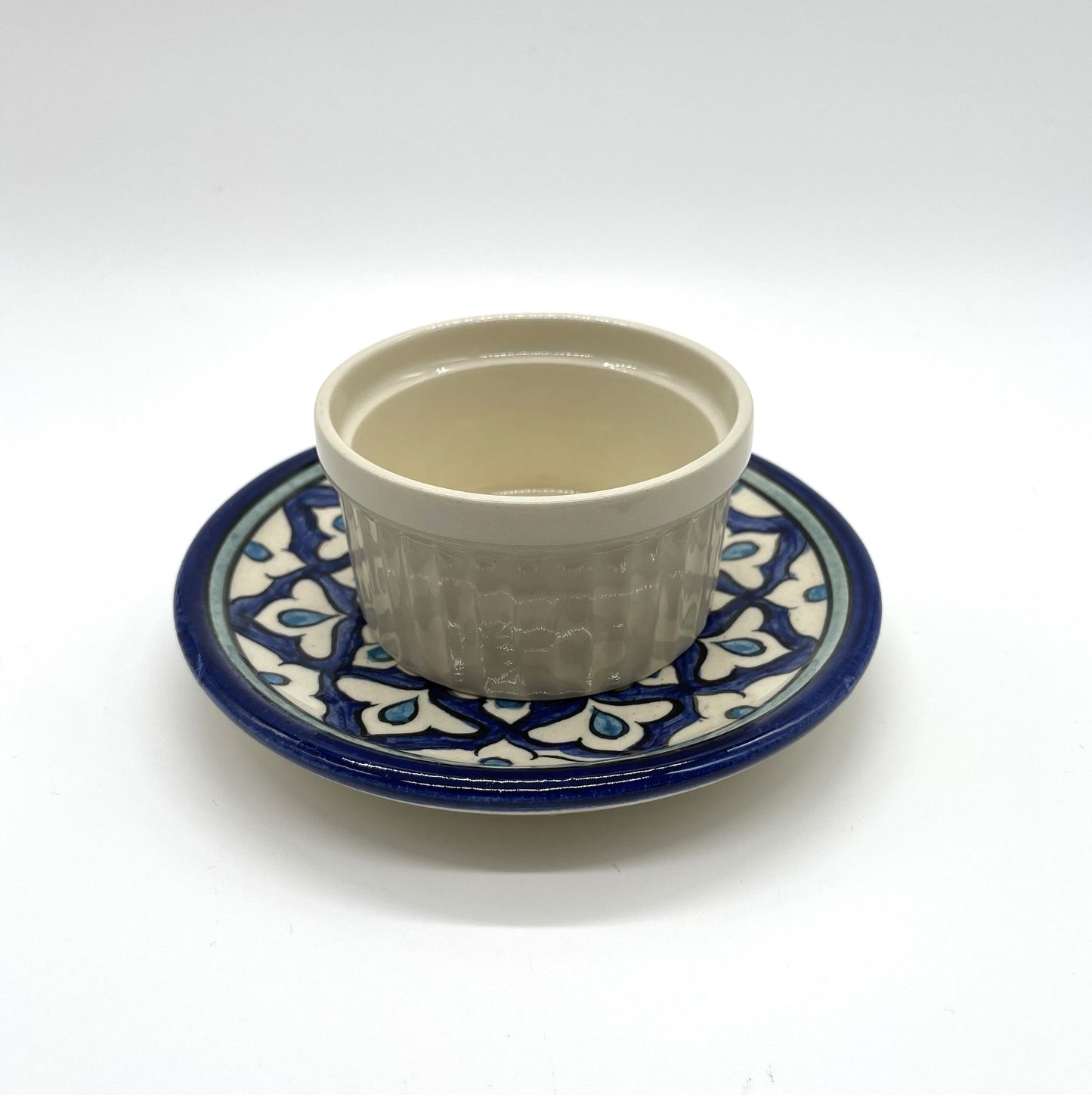 【リシタン陶器】小皿(Blue&White・職人による手描き)化粧ケース入り