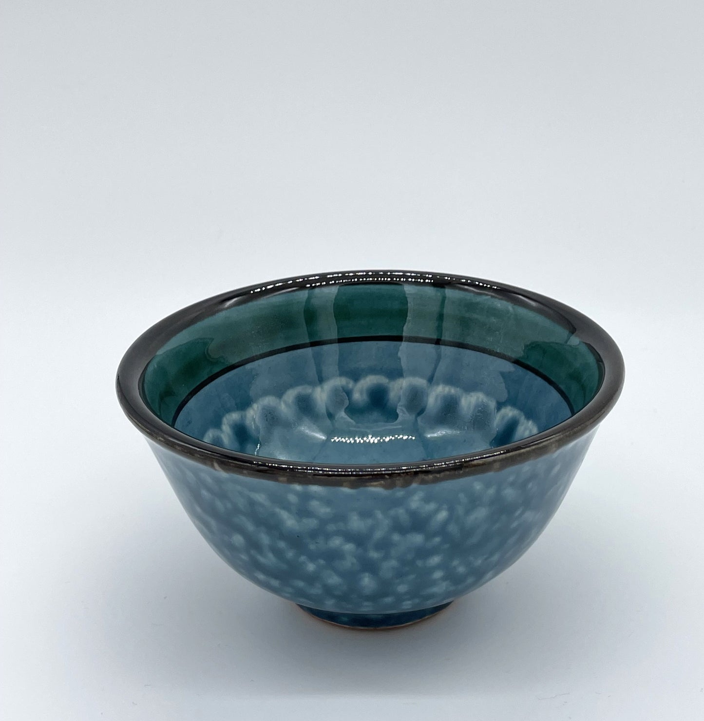 残り1点のみ【新製品】カフェボウル(リシタン陶器・茶碗B・一点物の手描き)