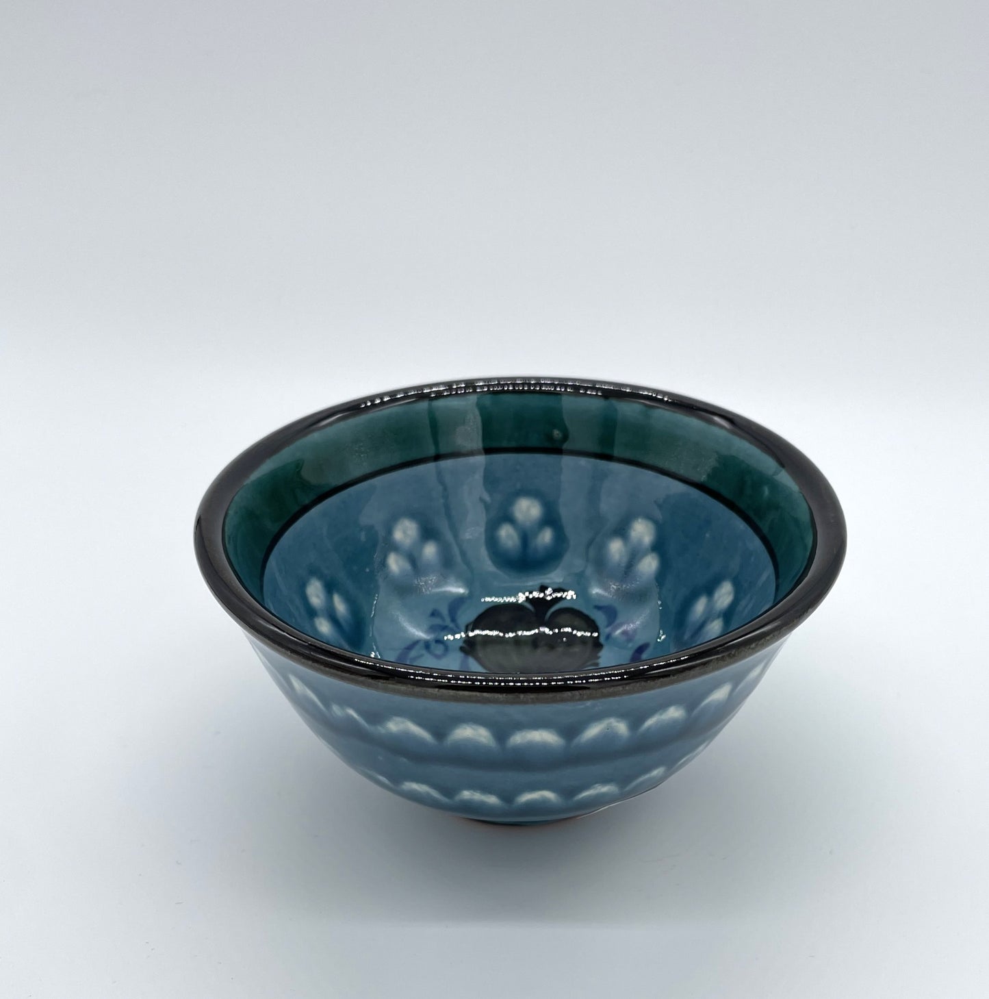 残り1点のみ【新製品】カフェボウル(リシタン陶器・茶碗A・一点物の手描き)
