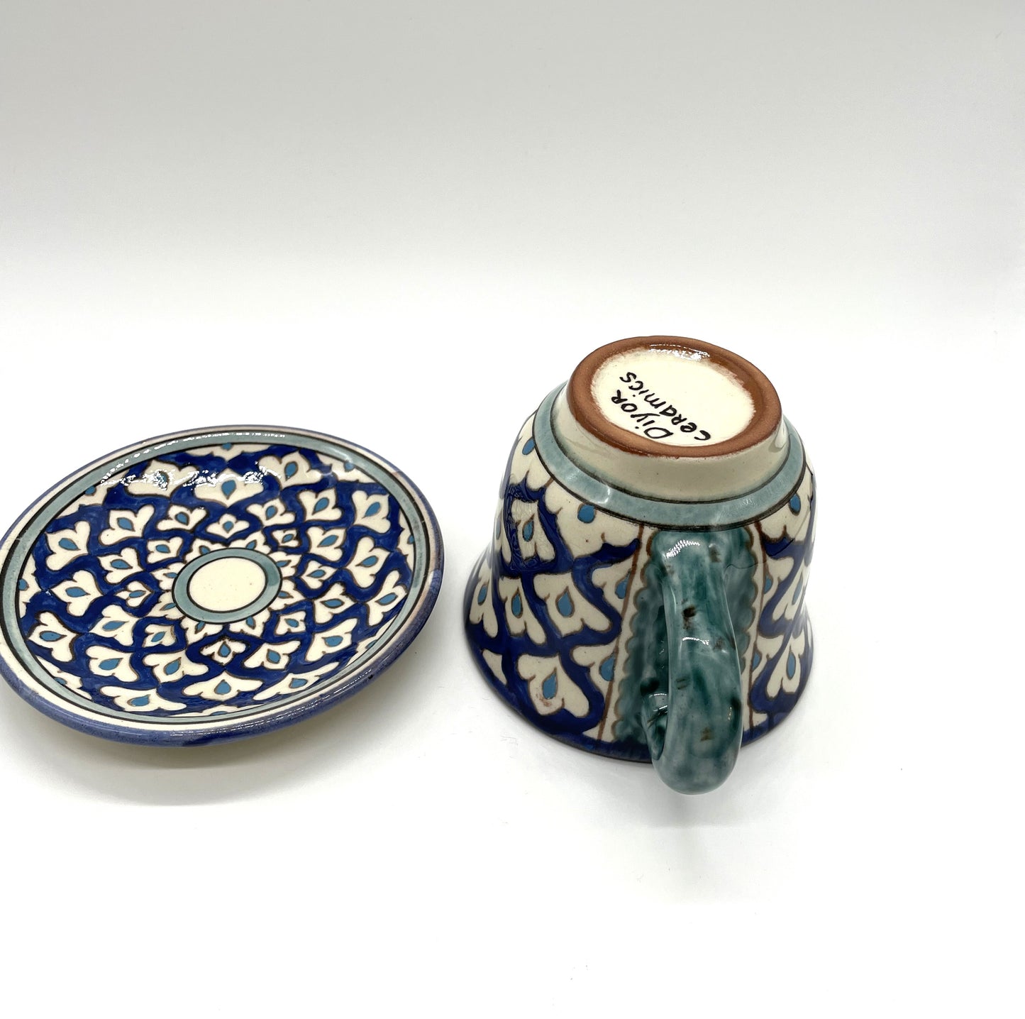 次回発送4/3NEW!セットC・リシタン本&【ブルー&白】カップ&ソーサー