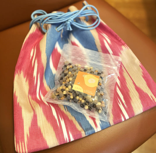 【個包装⇒実はエコ】チャック袋は是非リユース・持ち運び用にドライフルーツやナッツを入れて