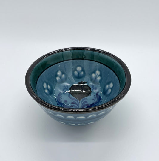 残り１点のみ【新製品】カフェボウル（リシタン陶器・茶碗A・一点物の手描き）