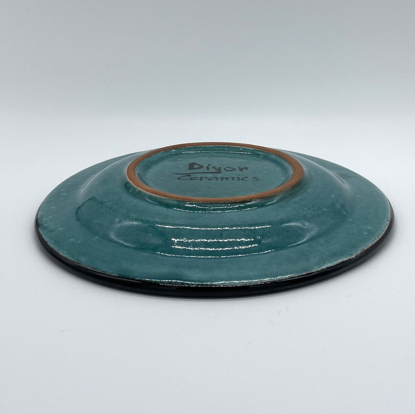 【新商品】リシタン陶器・皿・手描き模様B（一点もの）