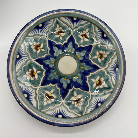 手描き【リシタン陶器】C小皿１枚～箸置きと兼ねたコーディネートもお薦め、プチ焼き菓子のお皿に～