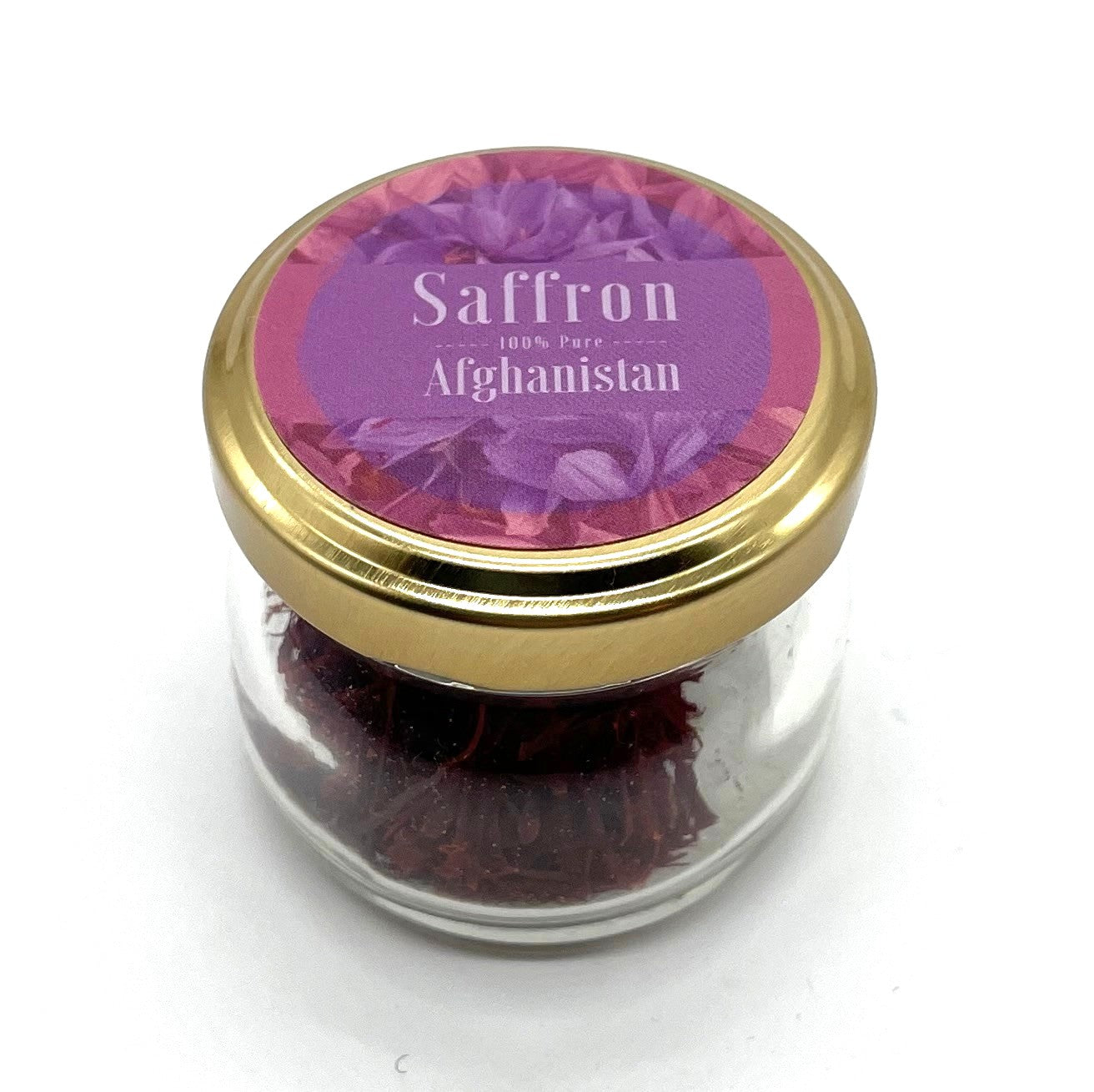 化粧瓶入り【サフラン】雌蕊・ホール状(粉末ではありません)（１グラム入り）アフガニスタンのヘラート産
