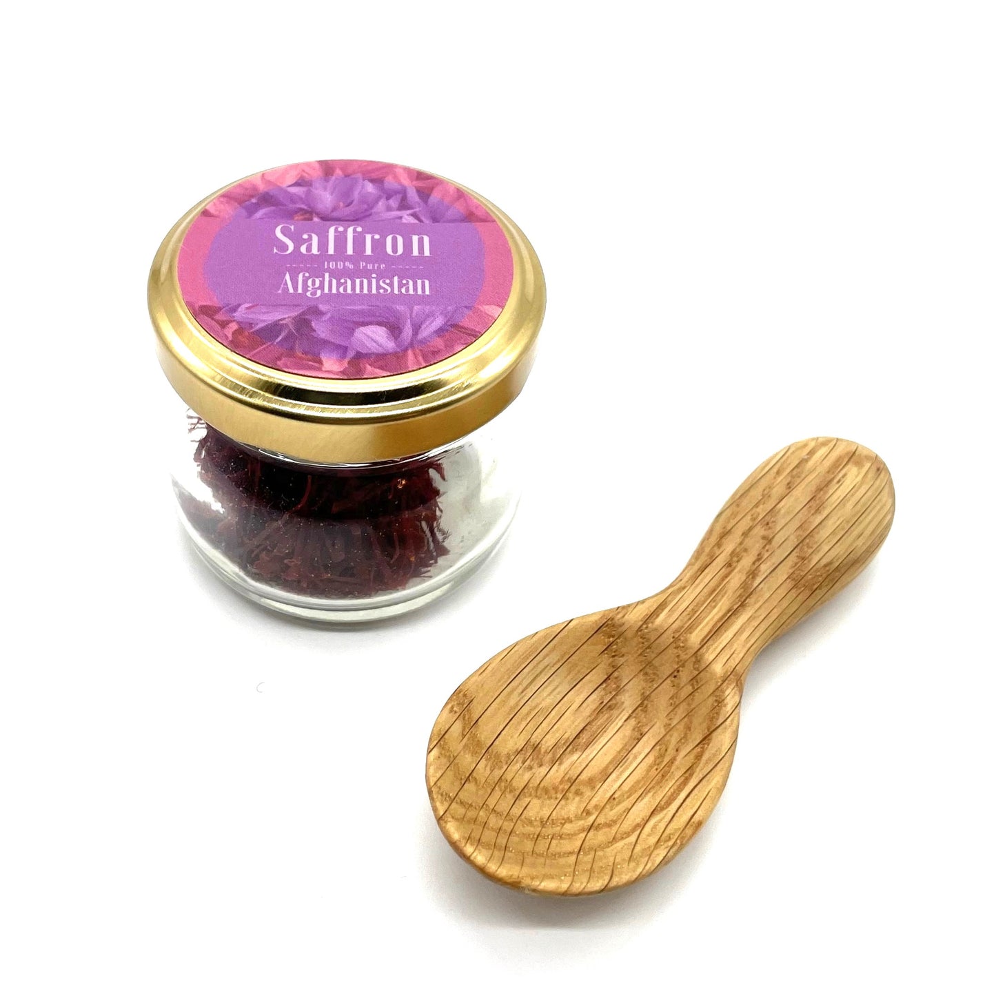 化粧瓶入り【サフラン】雌蕊・ホール状(粉末ではありません)（１グラム入り）アフガニスタンのヘラート産