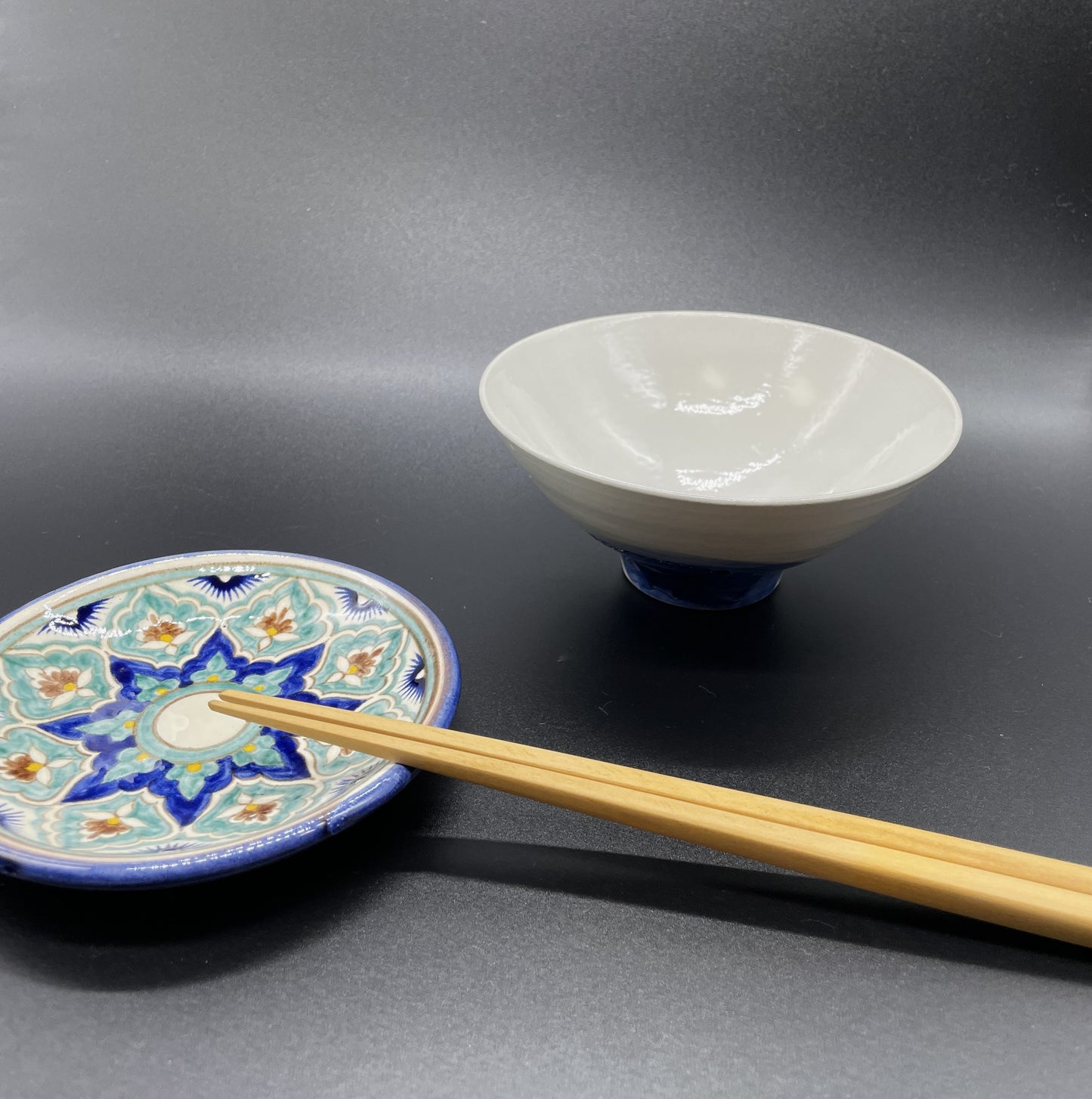 手描き【リシタン陶器】C小皿１枚～箸置きと兼ねたコーディネートもお薦め、プチ焼き菓子のお皿に～