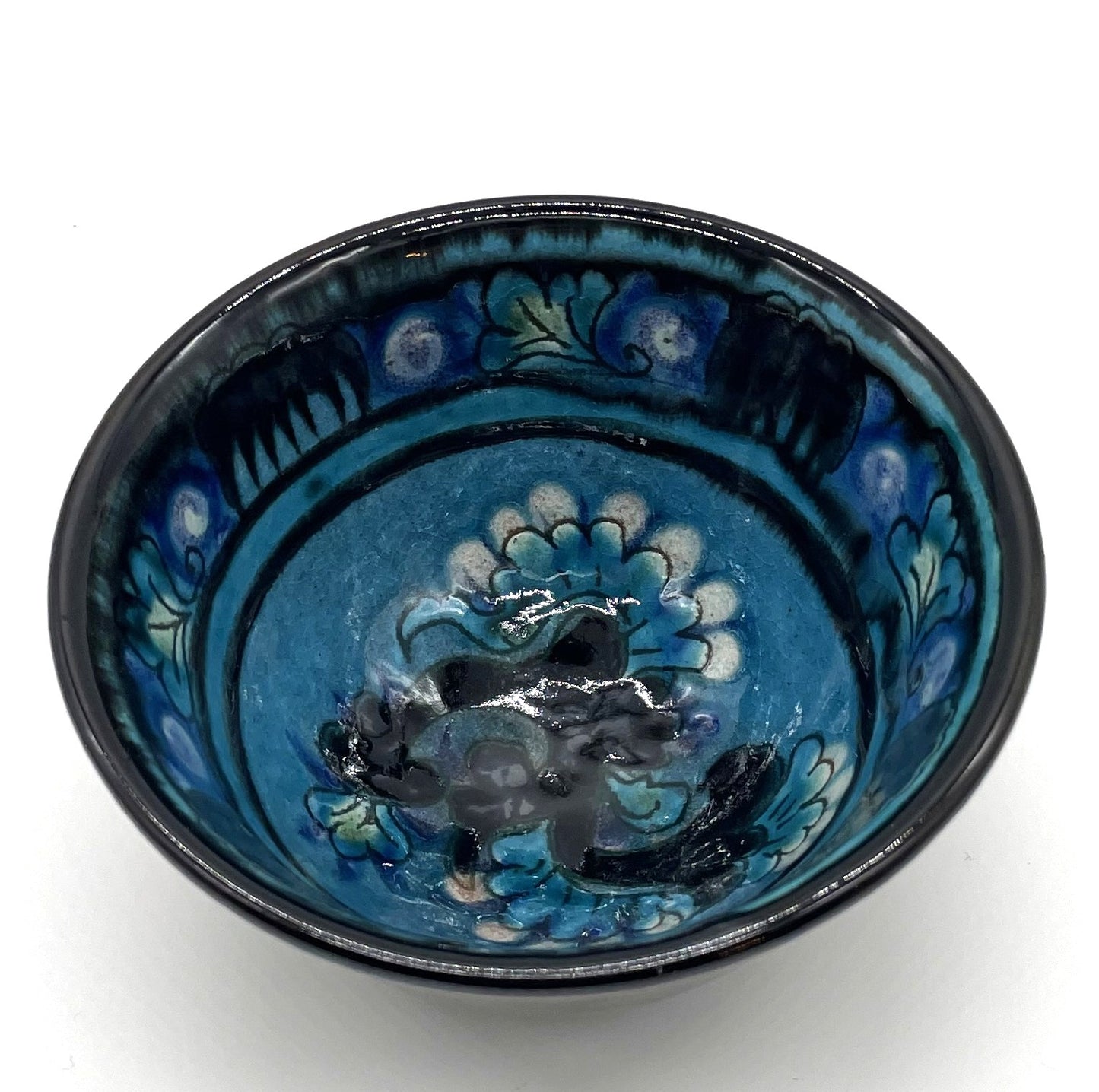 ★５月のNEW【しまろぜ×リシタン陶器販売１周年記念】陶芸家サイン入りカフェボウル（リシタン陶器・茶碗B・一点物の手描き）