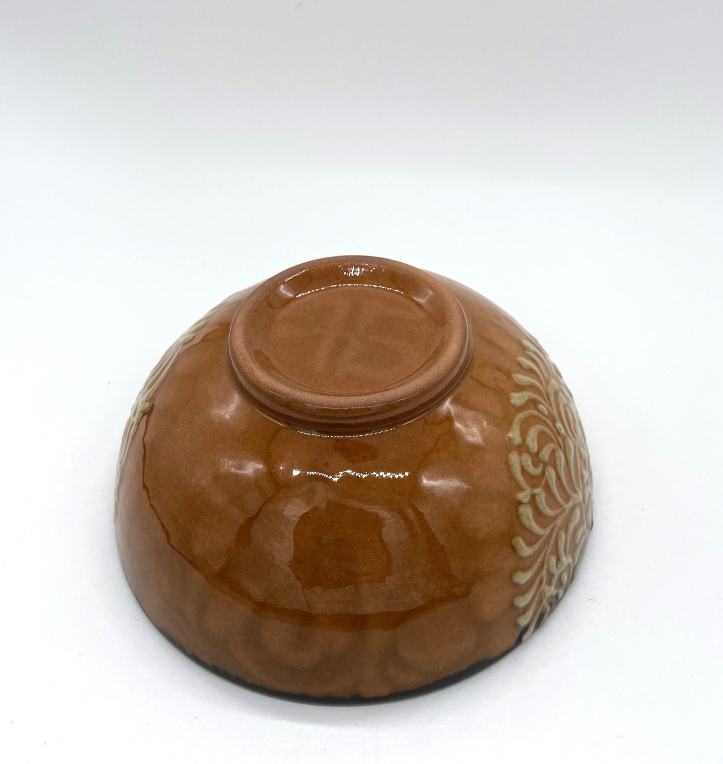 ★６月のNEW【しまろぜ×リシタン陶器販売１周年記念その３】陶芸家サイン入りカフェボウル（リシタン陶器・茶碗B・一点物の手描き）